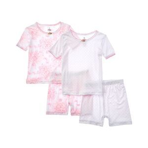 Tutu Couture En Pointe 4Pc Short Pajama Set, Pink